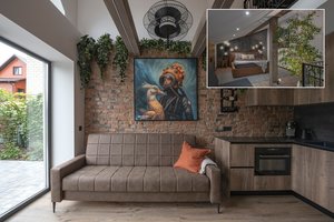 Manė, kad šis pastatas beviltiškas, kol pamatė, kas slypi po tinku: įspūdingi 48 kv. m namai