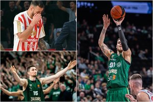 Eurolygos lietuviai: baudos aikšteles valdę vidurio puolėjai ir D. Sirvydžio pabudimas