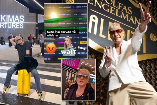 Chaosas Vilniaus oro uoste palietė Karolį Murauską: skrydis vėluoja beveik parą, keleiviai pikti