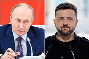 Iš V. Zelenskio lūpų – užuomina apie slaptą planą: V. Putinui būtų sunkiau