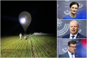 Po naujausio incidento su balionais – aštrios politikų reakcijos: „Laikas būtų nebeapgaudinėti savęs“