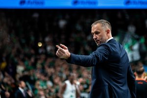 Rungtynes kaip treniruotę išnaudojęs T. Masiulis: „Gargždai“ pagal savo lygį žaidžia gerą krepšinį“