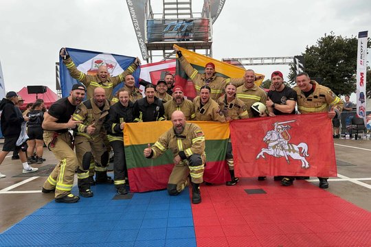 Lietuvos stipriausieji ugniagesiai gelbėtojai – pasaulio čempionai