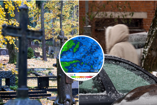 Sinoptikė įspėja dėl pirmųjų ledo kruopų ir šlapių snaigių Lietuvoje: Vėlinių savaitgaliui – kitokia žinia