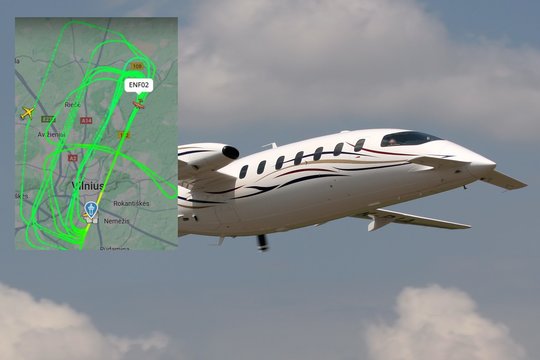 Vilniečiams klausimų sukėlė virš galvų zujantis lėktuvas: paaiškino, kas vyksta