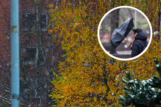 Sinoptikas: naktį pasirodys snaigės, o po to – intensyvus lietus ir stiprus vėjas