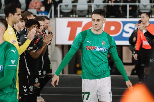 Net trijų futbolininkų netekęs „Kauno Žalgiris“ krito prieš „Sūduvą“