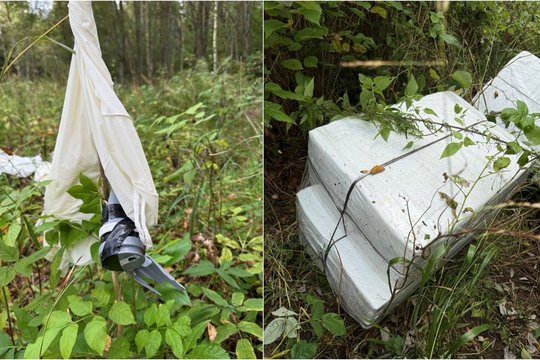 Baltarusijos pasienyje aptiktas dar vienas meteorologinis balionas su cigaretėmis