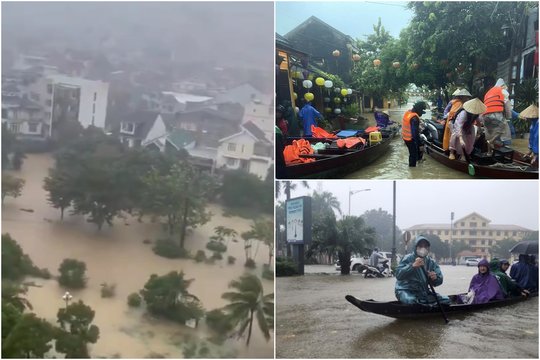 Rekordinės liūtys Vietname užliejo istorinius miestus: gyventojai liko be elektros, gatvėse teko irtis valtimis