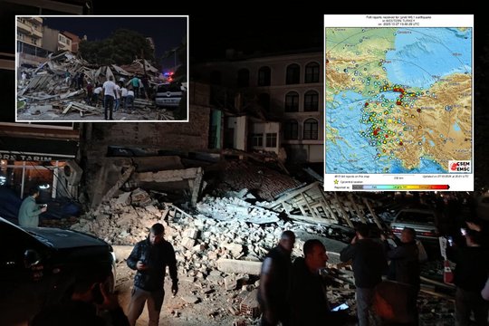 Po galingo žemės drebėjimo Turkijoje – dešimtys sužeistųjų: dalinasi vaizdais iš nelaimės vietų