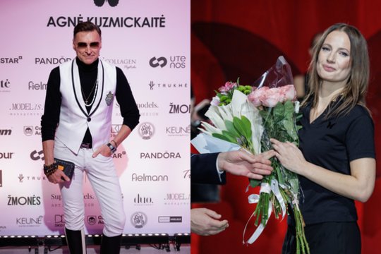 Kolekcijos pristatyme Ž. Grigaitis atskleidė paslaptį, kurią bijojo išduoti net A. Kuzmickaitei: „Vis galvojau, kaip reikės pasakyti“