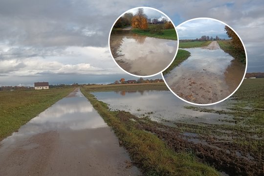 Vakarų Lietuvoje pasiektas pavojingas vandens lygis, gyventojai dalijasi vaizdais: „Kretingos rajonas skęsta“