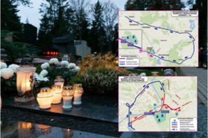 Įspėja per Vėlines važiuosiančius į Klaipėdos kapines: bus ribojamas eismas