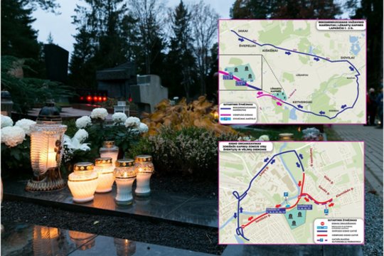 Įspėja per Vėlines važiuosiančius į Klaipėdos kapines: bus ribojamas eismas