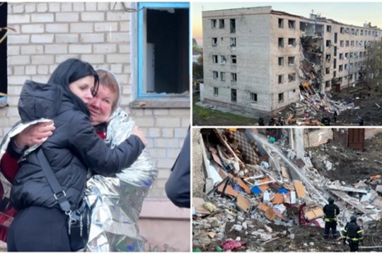 Zaporižioje – negailestingas rusų smūgis į gyvenamuosius pastatus: tarp sužeistųjų 6 vaikai