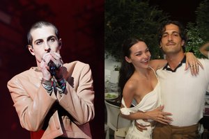Susižadėjo buvęs „Maneskin“ lyderis Damiano David ir jo išrinktoji Dove Cameron