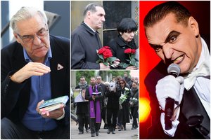 Raudoną rožę ant dukters kapo nešantis Algirdas Kaušpėdas pasistengė įgyvendinti jos svajonę