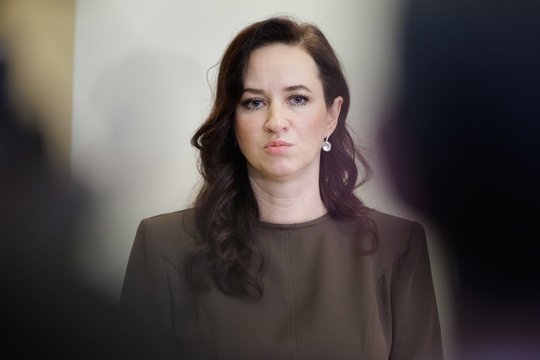 Po pokalbio su I. Ruginiene D. Tuskas atideda sienos atidarymą: „Baltarusijai skauda“