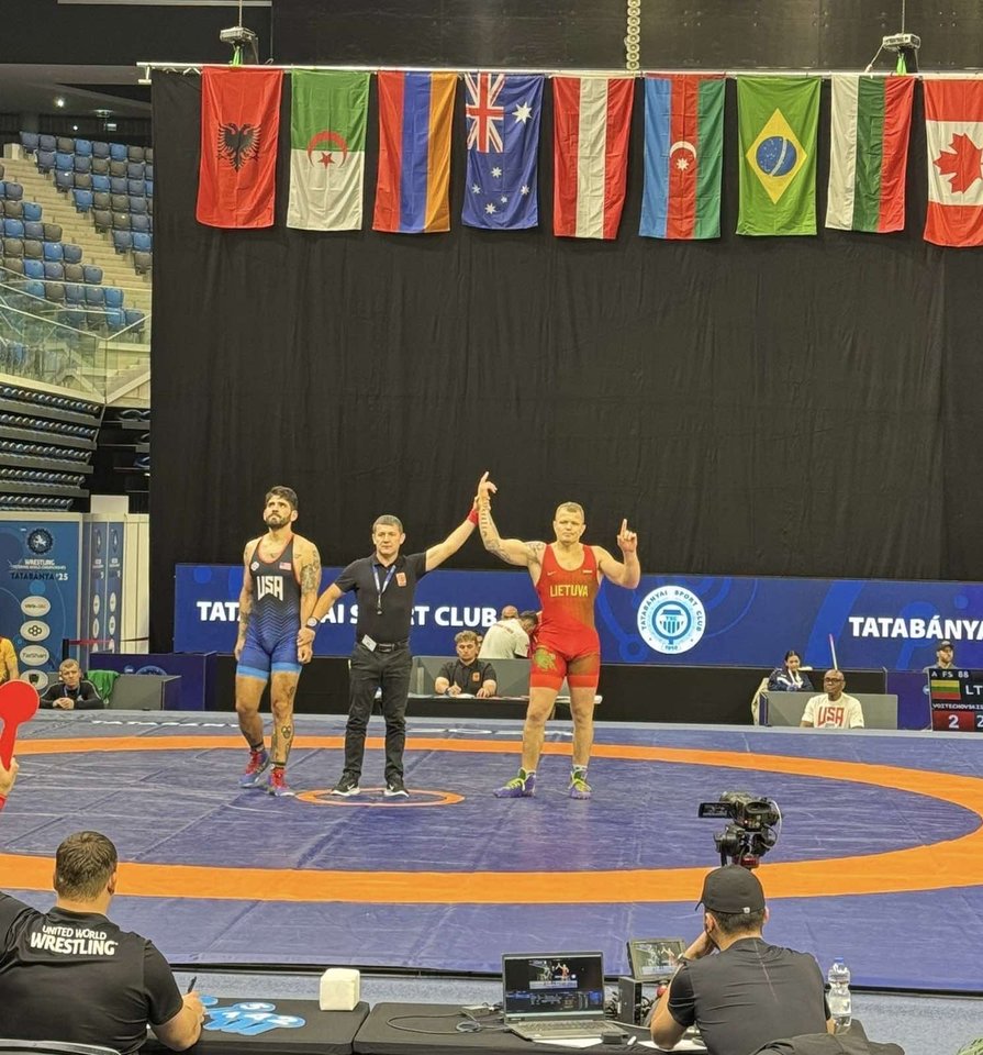 Pasaulio imtynių čempionatas Vengrijoje<br> Asmeninio archyvo nuotr.