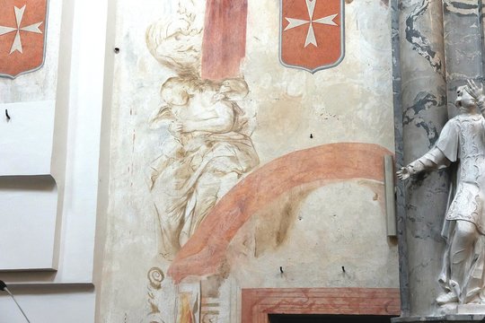 Freskos atvėrė seniausias sostinės bažnyčios paslaptis