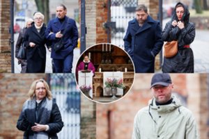 Į mišias už mirusį K. Smoriginą rinkosi artimieji ir bendražygiai: sūnus Kostas atlydėjo mamą 