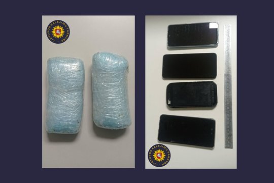 Marijampolės kalėjime aptikti paketai su telefonais