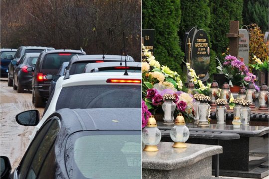 Prie kapinių įvedami laikini eismo ribojimai: kaip važiuoti, kad išvengtumėte spūsčių