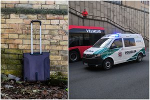 Greta stoties Vilniuje pavogtas lagaminas, kuriame buvo auksiniai auskarai su deimantais