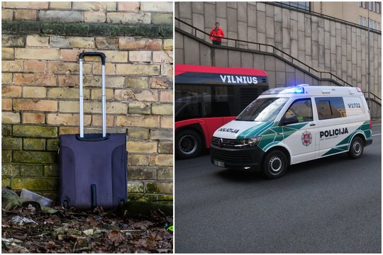 Greta stoties Vilniuje pavogtas lagaminas, kuriame buvo auksiniai auskarai su deimantais