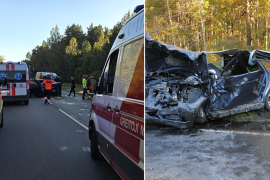 Siaubingą avariją išgyvenusios mergaitės tėvai kreipėsi į Klaipėdos vaikų ligoninę: „Tuo metu mūsų pasaulis sustojo“