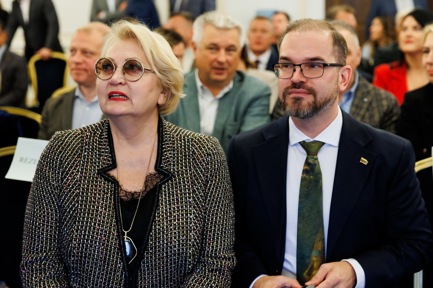 Rasa Budbergytė ir Robertas Kaunas<br>T. Bauro nuotr.