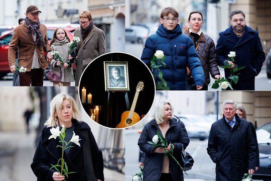 Jaunimo teatre jautriai atsisveikinama su Kostu Smoriginu: rinkosi artimieji ir bendražygiai