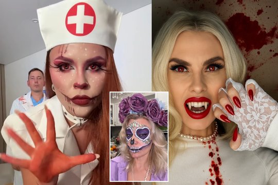 Per Heloviną žvaigždės virto sunkiai atpažįstamomis būtybėmis: kostiumai – gniaužia kvapą