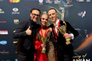 Šokėjai Simonas Seikauskas ir Liucija Norušaitė – pasaulio čempionato finale