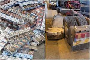 Kontrabanda į Lietuvą keliauja ne tik oru: pasienio punktuose šiemet sulaikyta 6 mln. pakelių cigarečių