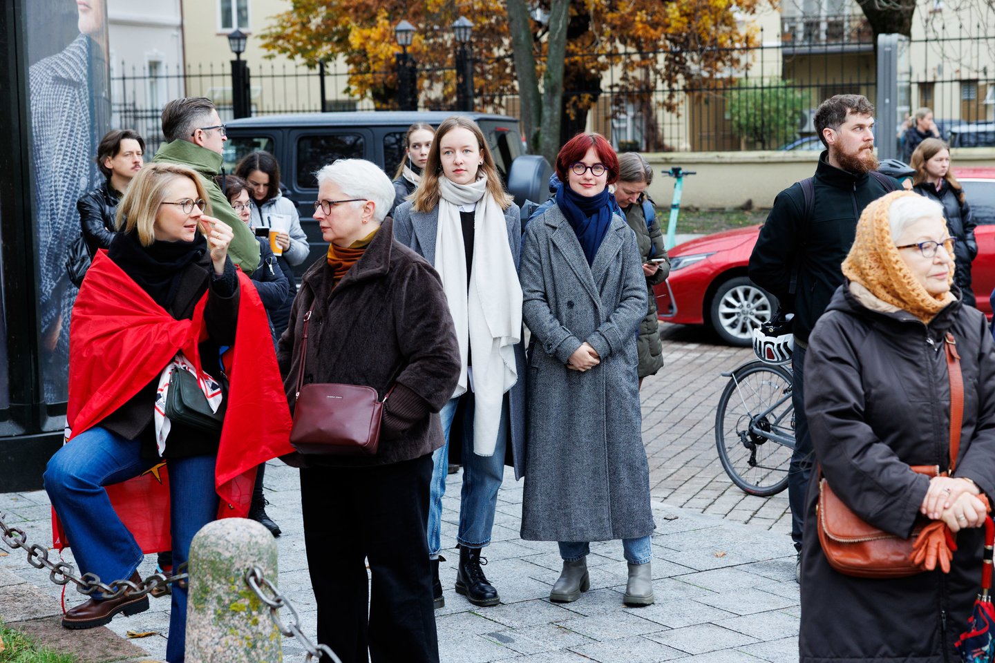 Protestas prie Prezidentūros dėl R.Kauno.<br> T.Bauro nuotr.