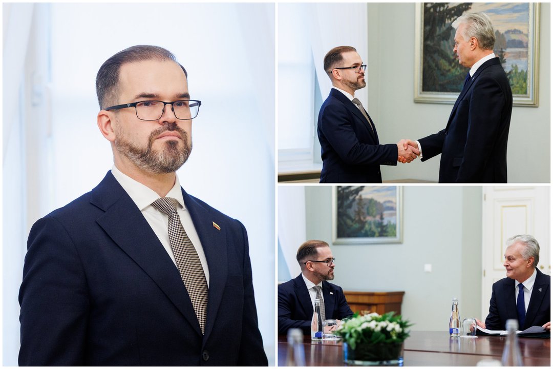 Prezidentūroje – R. Kauno ir G. Nausėdos susitikimas: užfiksavo pokalbio akimirkas ir emocijas