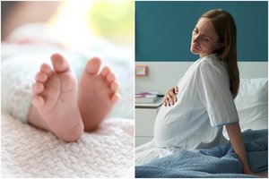 Per 46 minutes pagimdžiusi moteris patyrė šoką: „Kūdikis tiesiog nukrito tarp mano kojų“