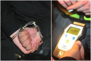 Girtas ir beteisis vairuotojas Šilalės r. bandė sprukti nuo policijos, bet toli nenuvažiavo