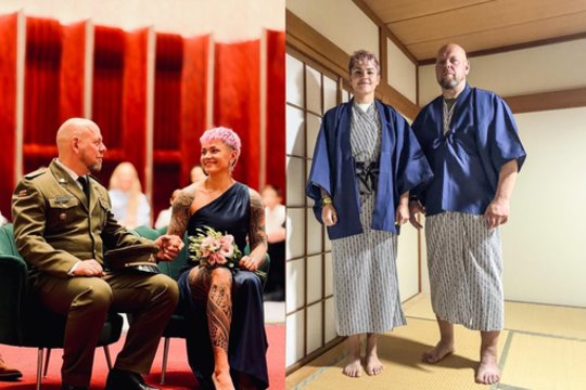 Po slaptų vestuvių G. Liaudanskas-Svaras su žmona nėrė į kvapą gniaužiantį medaus mėnesį: paviešino pirmą akimirką