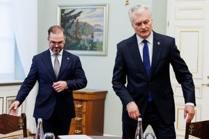 Po susitikimo su R. Kaunu galiausiai prabilo ir pats G. Nausėda