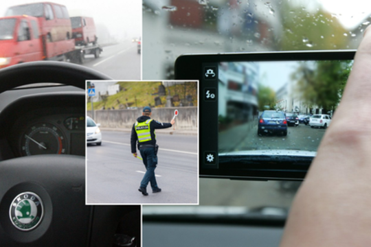 Šią vairavimo manierą išpeikė policija ir saugaus eismo ekspertai: gali užtraukti baudą