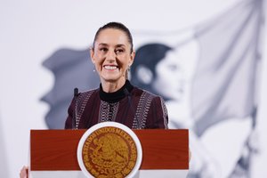 C. Sheinbaum: JAV kartelių Meksikos žemėje nepuls