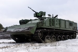 Vienintelė tokia šalyje: Ukrainoje pastebėta itin reta karo mašina