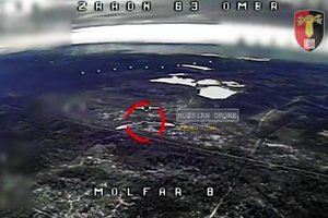 Pirmą kartą šio karo istorijoje: Donecko srityje sunaikino retą rusišką droną