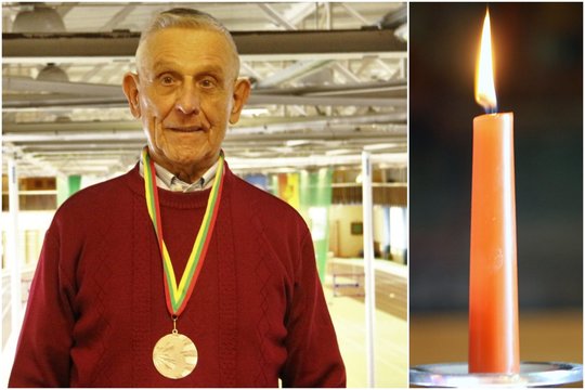 Mirė veteranų pasaulio čempionas V. Kasparaitis, kuriam dar gyvam buvo pastatytas paminklas