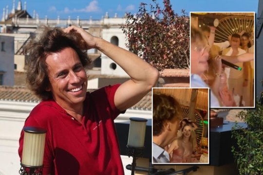 M. Galkinas prisilinksmino? Plinta skandalingi kadrai iš vakarėlio Dubajuje su prieštaringai vertinama S. Loboda