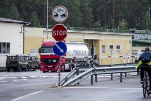 Premjerės patarėjas: Šalčininkų pasienio punktas vilkikams gali būti atvertas dar šią savaitę