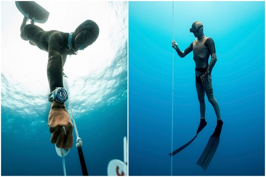 Kaip keičiasi ryšys po vandeniu: nuo rankų ženklų iki sonarinių žinučių