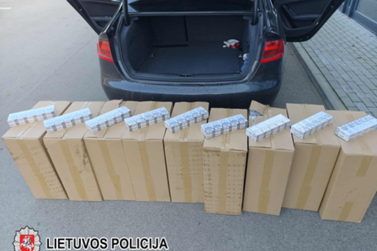 Tauragės rajone policijos pareigūnai demaskavo kontrabandos vežėją